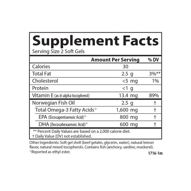 Elite Omega 3 Gems 120 softgels - Image 4