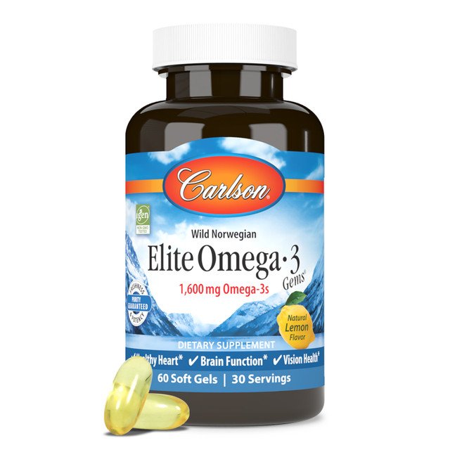 Elite Omega 3 Gems 120 softgels - Image 6
