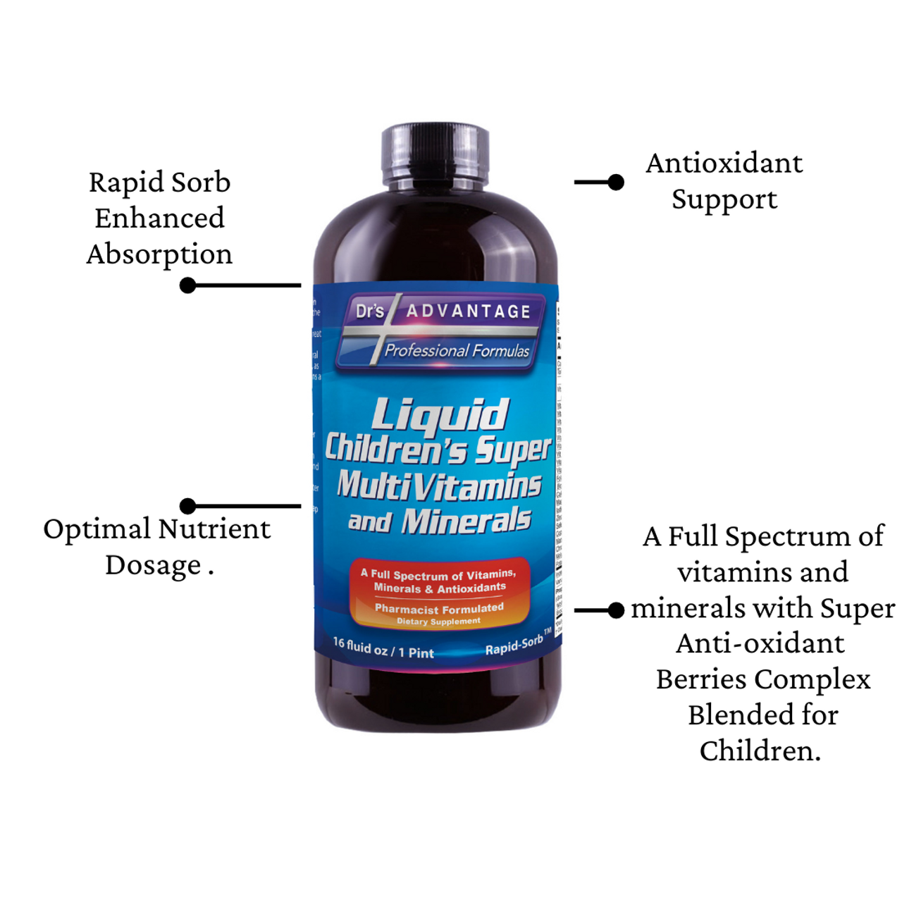 Liquid Children's Super Multivitamins & Minerals - Image 2