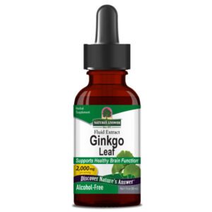 Ginkgo Biloba Liquid Extract 2oz Alcohol Free