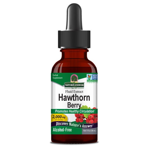 Hawthorn Berries 1oz Alcohol Free