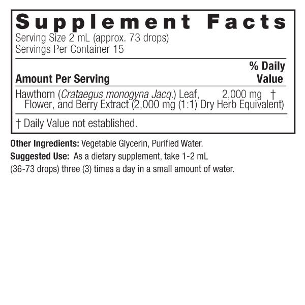 Hawthorn Berries 1oz Alcohol Free - Image 2