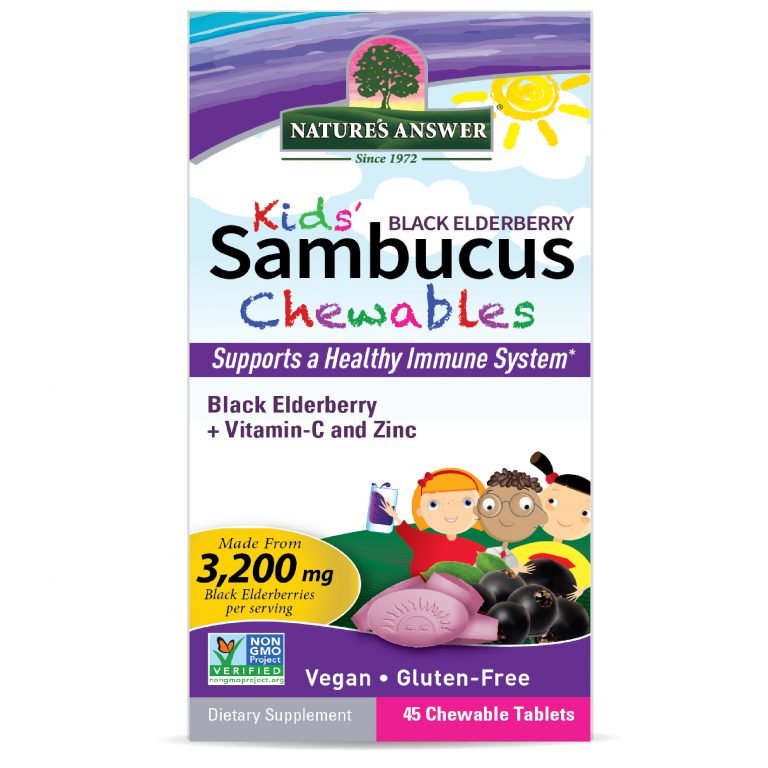 Sambucus Kids Chewable 45 - Image 3