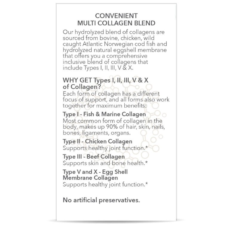 Multi Collagen Capsules Types I, II, III, V & X - Image 6