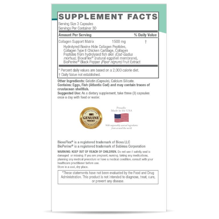 Multi Collagen Capsules Types I, II, III, V & X - Image 3